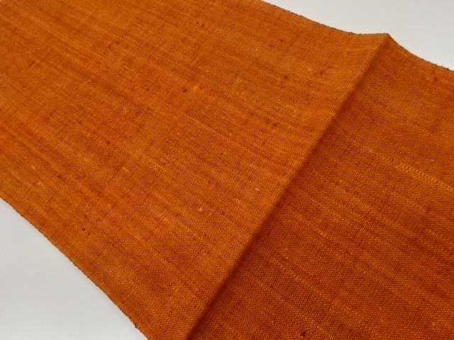 手織り真綿紬織り柄名古屋帯